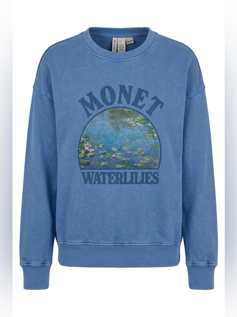 H&M x APOH Monet 'Waterlilies' Blue Crewneck Sweatshirt